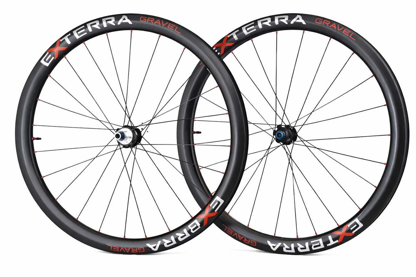 Ruote Carbon Gravel Exterra 45 - Profilo Alto Tubeless, 1280g