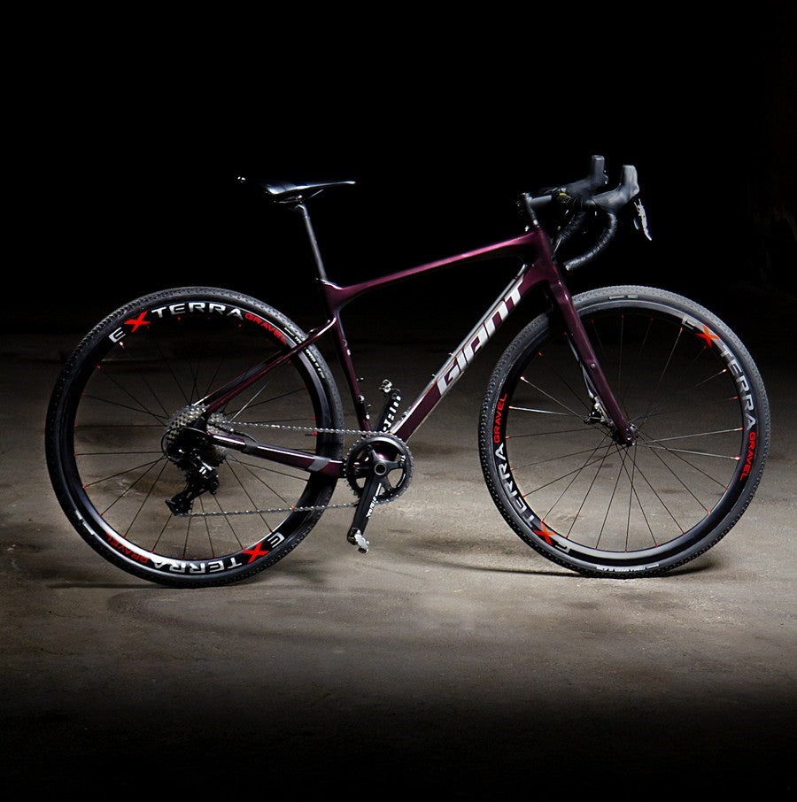 Ruote Carbon Gravel Exterra 45 - Profilo Alto Tubeless, 1280g
