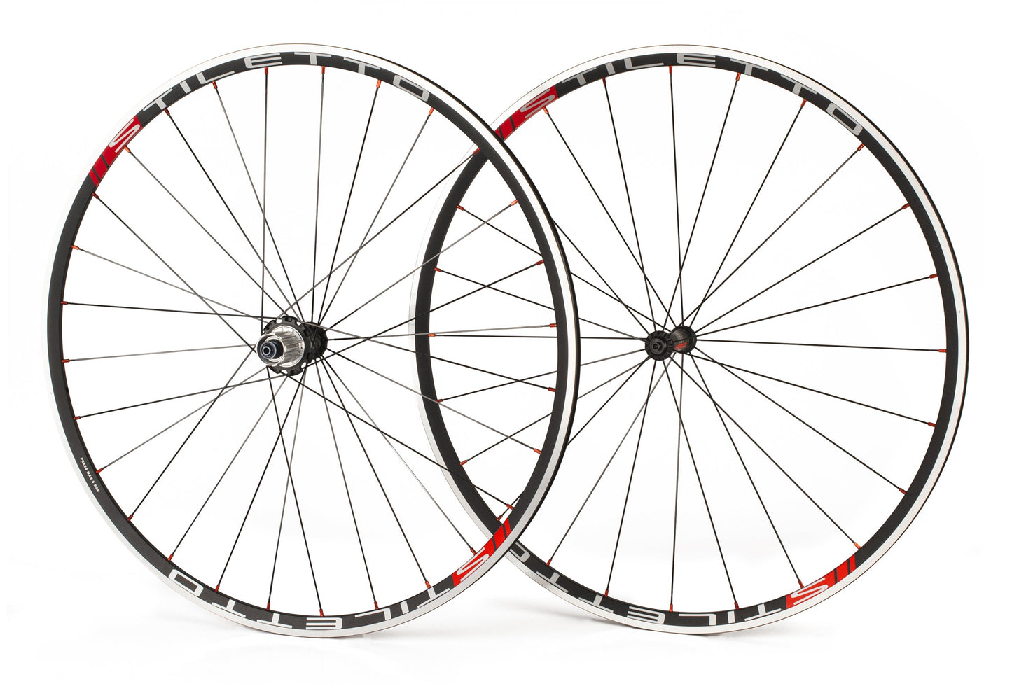 Ruote Alluminio Stiletto 23mm - Freni a Pattino, Tubeless