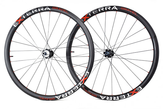 Ruote Carbon Gravel Exterra 33 - Hookless Tubeless, 1220g