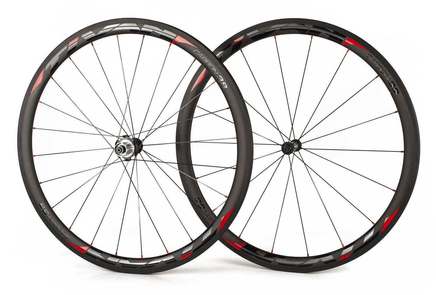Ruote Carbon Tivan 38 Rim - Freni Pattino, 1160g, Profilo Aero