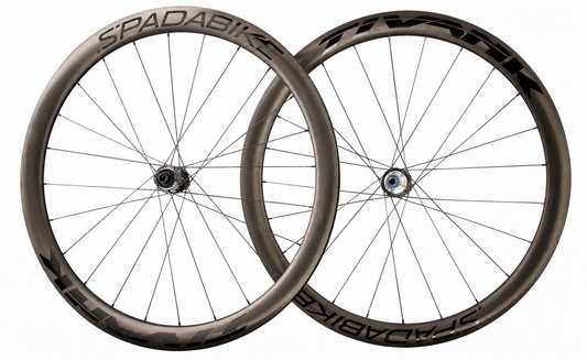 Ruote Carbon Tivan K Disc 45mm - 990g, Raggi Carbonio/Titanio