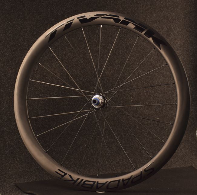 Ruote Carbon Tivan K Disc 45mm - 990g, Raggi Carbonio/Titanio